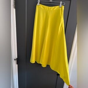 Urban Outfitters Vibrant Yellow Asymmetrical Skirt